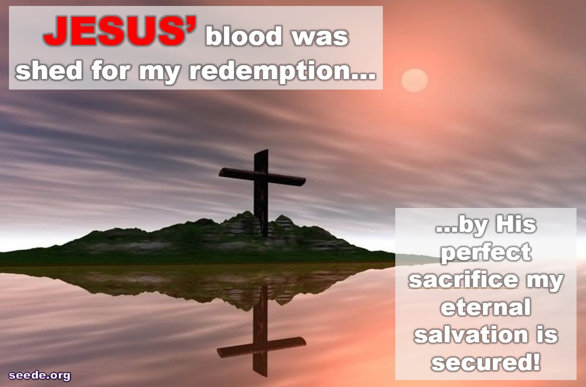 Good News #305: Jesus’ Blood Was Shed for My Redemption; By His Perfect ...